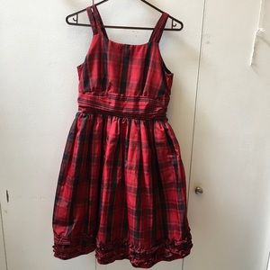 Red & Black Plaid Dress